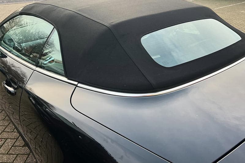 Jaguar XKR New Mohair Hood by Total Trim Solutions - Vehicle Upholsterers in Berkshire