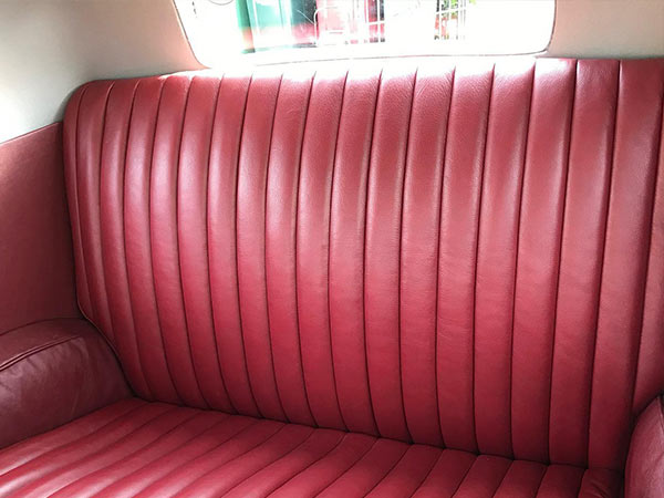 classic car seat restoration