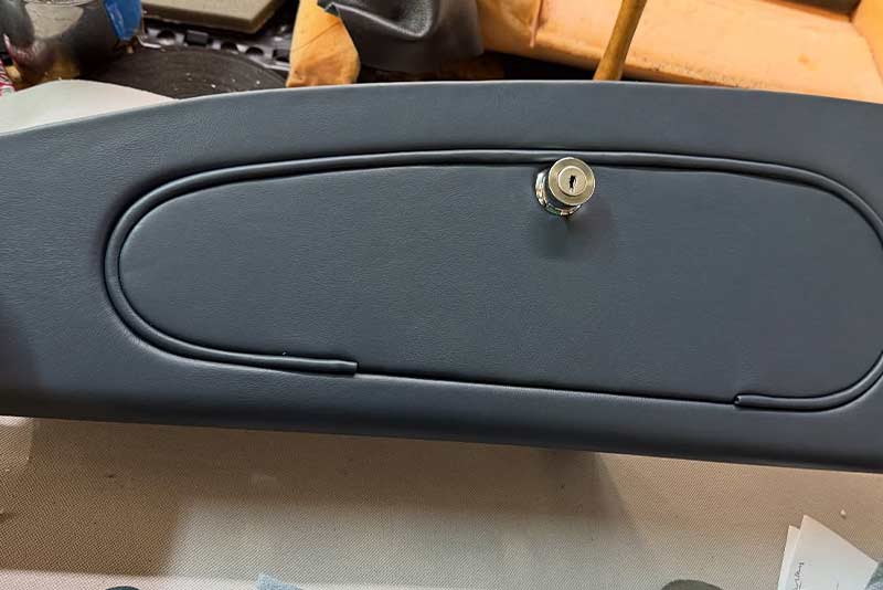 Leather dashboard repairs