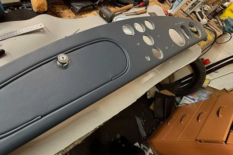 Leather dashboard repairs