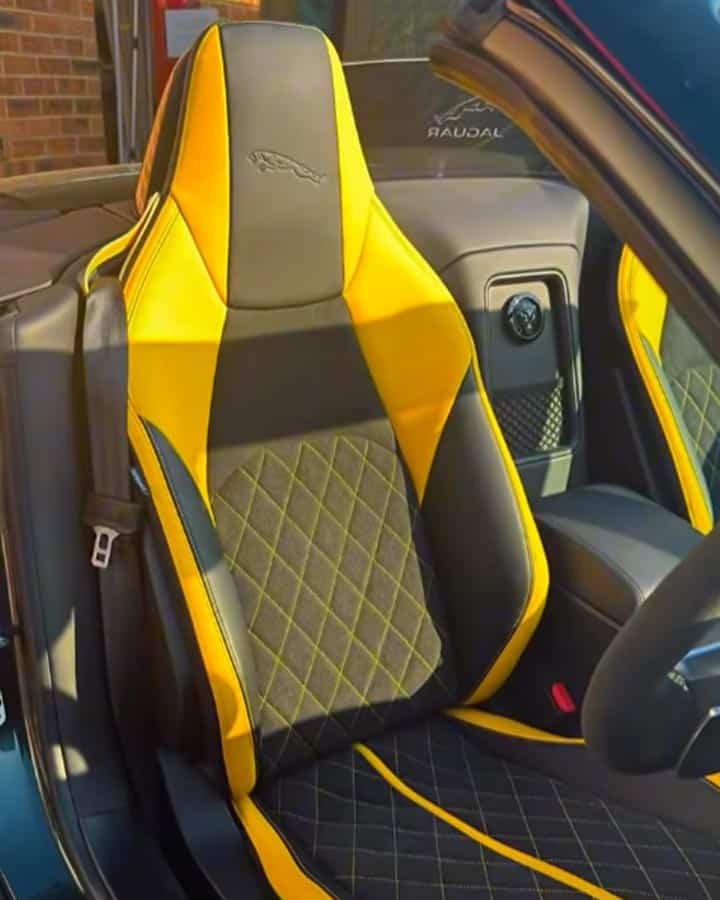 Jaguar F Type Seat retrimmed