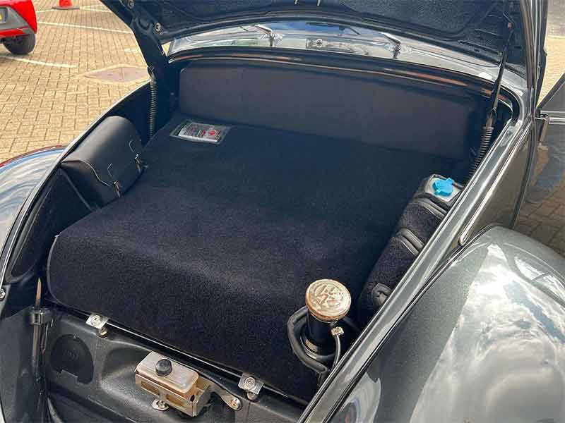 VW boot interior upholstery retrimmed