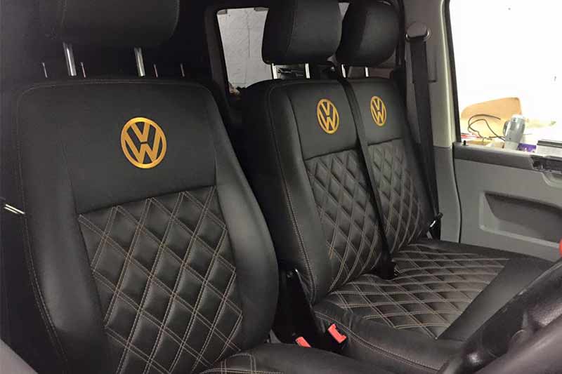 VW seat covering replacement